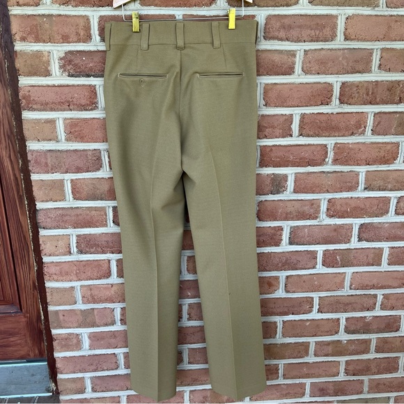 Real vintage men’s tailored trousers approximate size small.  tan/beige - Picture 7 of 8